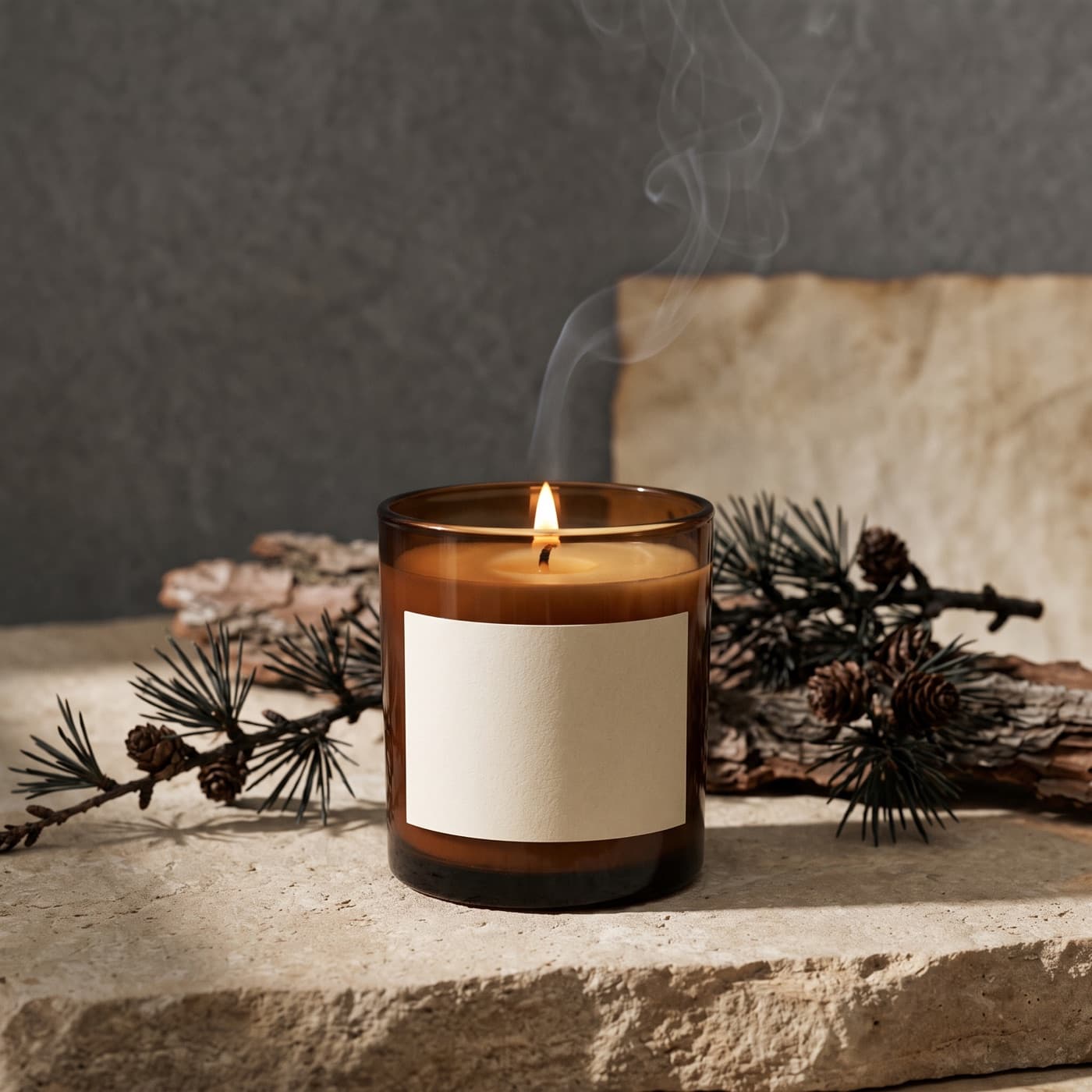 Generated square candle ad thumbnail